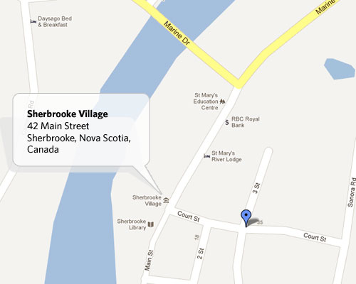 Sherbrooke Village - Google Map