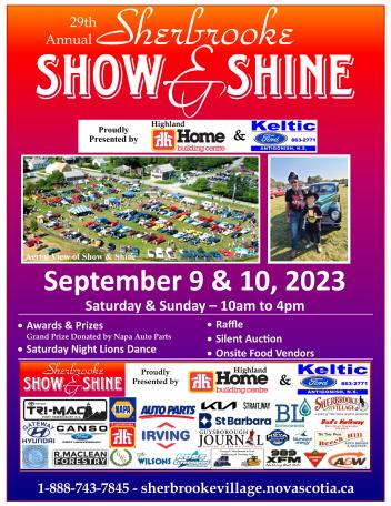 Sherbrooke Show and Shine poster