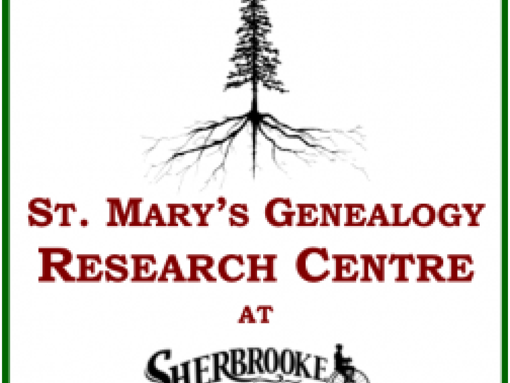 St. Mary’s Genealogy Research Centre at Sherbrooke Village logo