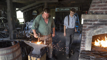 Blacksmith at work